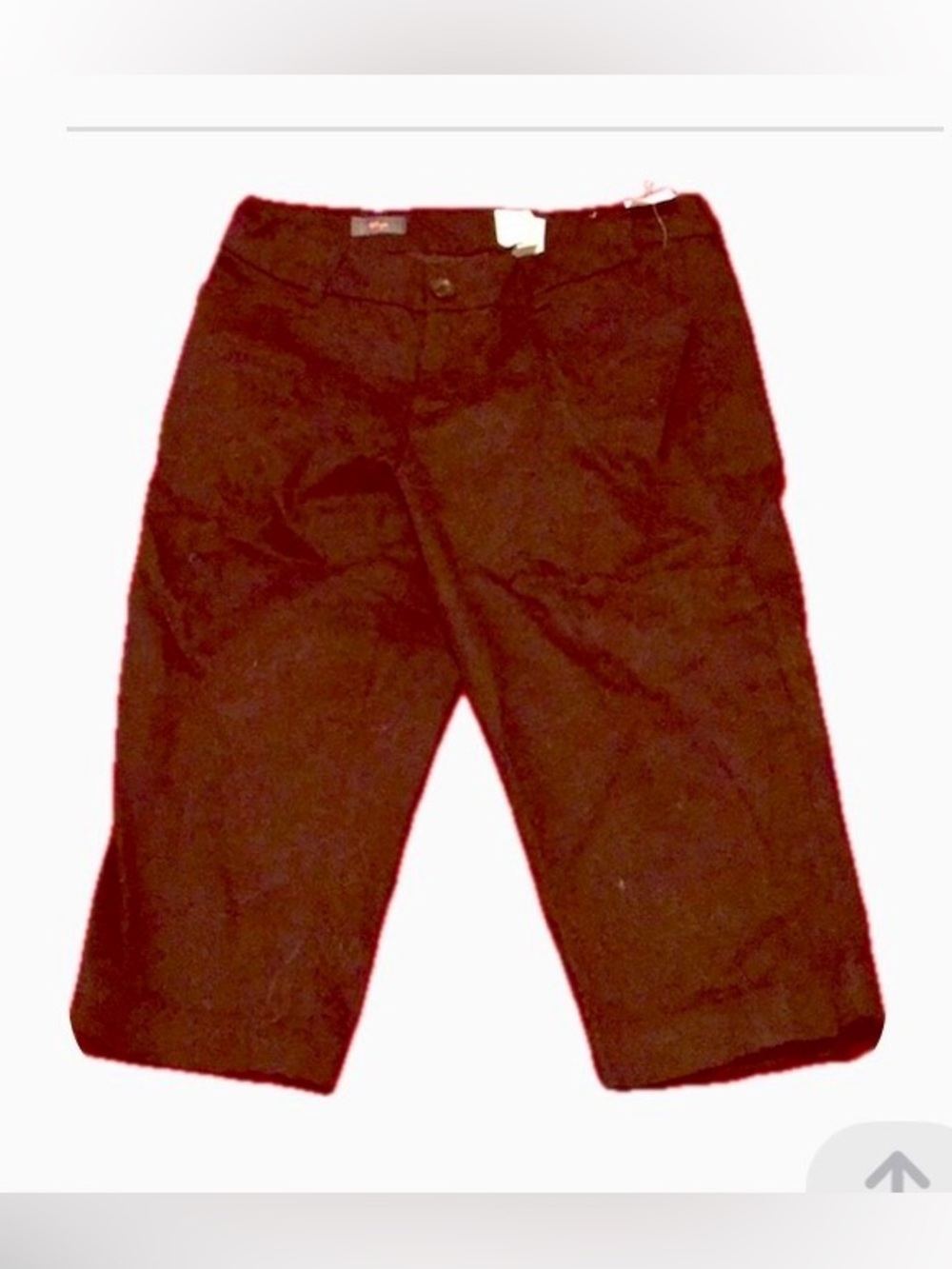 NWT Capri pants black ‘secretly Slender’ shorts flattens tummy cotton NEW sz 6P